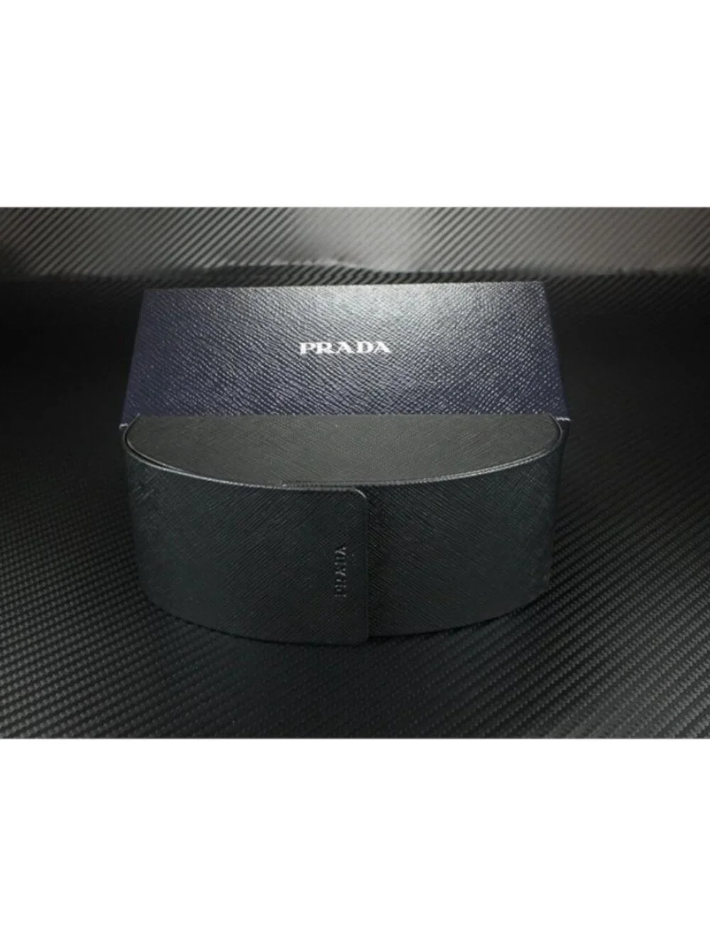 New PRADA Men Black Sunglasses 55-17-150